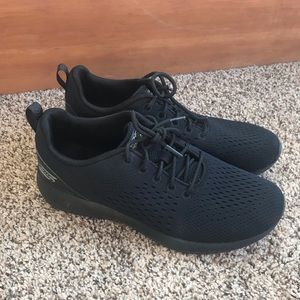 Black sketchers sneakers